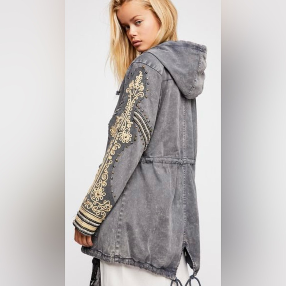 Free People Golden Quills Jacket NWOT!